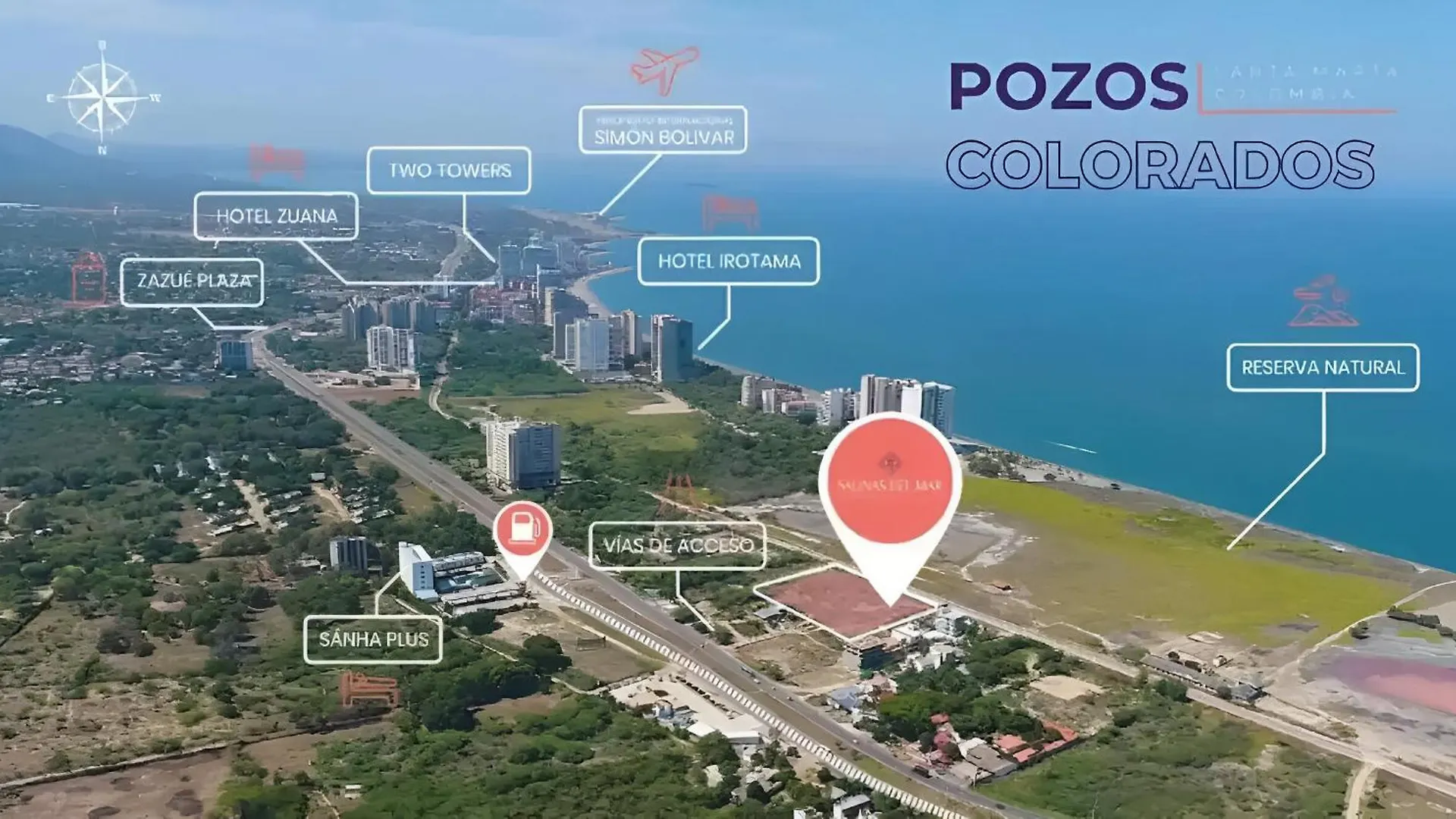 Aparta Suite Sunset 408 - Pozos Colorados سانتا مارتا كولومبيا